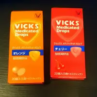 在飛比找蝦皮購物優惠-【日本大正製藥 喉糖 VICKS】櫻桃 橘子味 一盒四袋 每