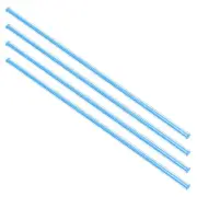 6mm x250mm Straight Light Blue Line Solid Acrylic Round Rod PMMA Bar 4X