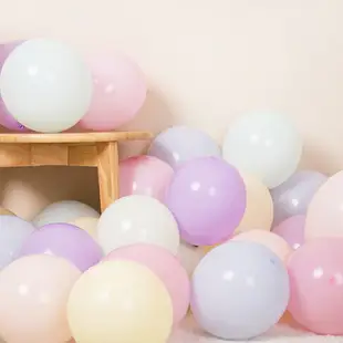 ins馬卡龍氣球生日派對裝飾結婚慶用品婚房裝飾氣球婚禮活動氣球