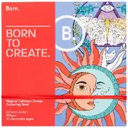 Born 9x9” Adult Colouring Book Magical Talisman