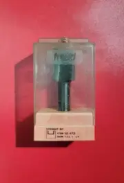 Freud 12-172 Carbide Double Flute Straight Router Bit 1 Dia. x 1-1/4 H in - NEW