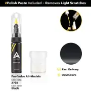 Touch Up Paint For Volvo All Models 2702 Black With Polish Paste