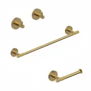 WS Bath Collections Klass WSBC 256890A Klass 4 Piece Bathroom - Gold