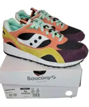 NEW Saucony Shadow 6000 Coral Mustard Sneakers Shoes Men's Size 11.5 NIB