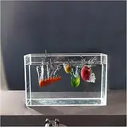Acrylic Props Shooting Tray, Acrylic Photography Shooting Water Tank Storage Display Box 30x(10-30) x30cm 4mm Thickness(30x30x30cm(11.8x11.8x11.8in))