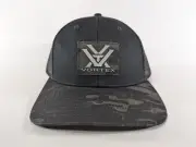 Vortex Hat Cap Snap Back Camo Black Meshback Adjustable