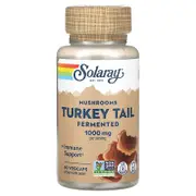 Solaray, Fermented Turkey Tail Mushrooms, 60 VegCaps (500 mg per Capsule)