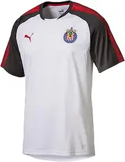 [PUMA] Men's Chivas Training Jersey, White/Dark Shadow, Small