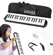 Melodica Instrument with 32 Keys, Melodica Instrument for Children, Melodica Instrument Air Keyboard Piano - Air Piano with Carry Bag, Harmonic Instrument, 32 Key Keyboard for Beginners and