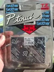 Brother P-touch TZ Tape Cartridge - Black Ink on Clear Tape 12mm 1/2" TZ131 NEW
