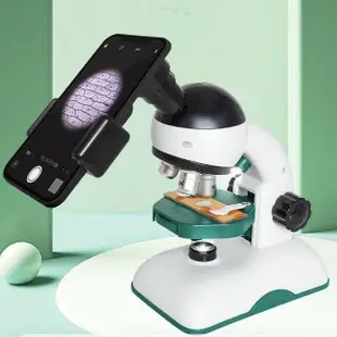 1200倍 兒童顯微鏡(教學級顯微鏡42件配件組 生物顯微鏡科學實驗教材 益智孩童玩具兒童生日禮物)
