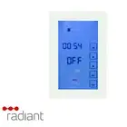 Premium Digital Timer Switch - Vertical - White (Heated Towel Rail)
