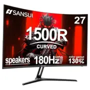 27 Inch Curved Gaming Monitor 27 Inch Curved 1500R 180Hz /Speakers/HDMI+DP