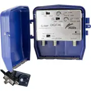 HILLS QAMP UHF VHF F Type Digital Switchable High Gain Masthead Amplifier