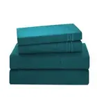 Teal Queen Sheet Sets-Luxury Hotel Style-Extra Deep Pocket Fitted Bed Sheet S...