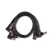 Mooer 5-Plug DC Daisy Chain Pedal Power Cable Right-Angle Plugs - Belfield Music