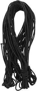 TOGEVAL 5pcs Trampoline Rope Trampoline Net Securing Rope Trampoline Netting Replacement Trampoline Safety Net Replacement Trampoline Net Rope Trampoline Tie Down Rope Black