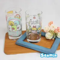 在飛比找環球Online優惠-【勝明Sanmin】炸蝦炸魚快餐店日本製玻璃杯+造型矽膠杯蓋