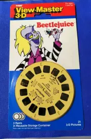 SEALED BEETLEJUICE TV SHOW CARTOON view-master 3 Reels Blister Pack NEW