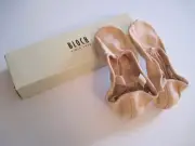 BLOCH ZENITH Pink Ballet Shoes Split Leather Sole S0282L Girls Sz 2B Childrens