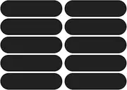 Set of 10 Reflective Motorcycle Helmet, Motorcycle, Bicycle Stickers, Reflector Night Visibility Signalling, Optimised Adhesion Set, Stickers, Retro Reflective Stickers, 85 x 23 mm