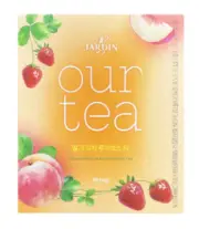JARDIN OUR TEA Strawberry Peach Rooibos tea 10 Tea Bags