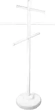 SWIMLINE HYDROTOOLS 89032 Free Standing Poolside Adjustable-Towel Rack with Water Weighted Base Three Arms Tier for Outdoors & Indoors Pool Patio Bathroom Accessory Holder Bar Drying-Stand