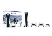 Sony PS5 Disc Console+GODofWAR Ragnarök Game+2 Controller+ChargeStation Bundle