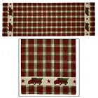 New Primitive Farmhouse VINTAGE RED TRUCK CHRISTMAS TREE STAR Table Runner 54"