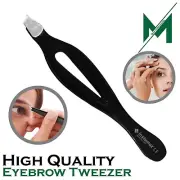 Professional Eyebrow Tweezers Stainless-Steel Hair Beauty Flat Tweezers Plucker