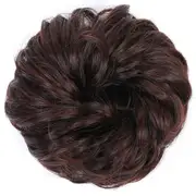 3 Pcs Fashion Synthetic Fake Hair Bun Chignons for Adult Women Elastic Scrunchies Hair Piece Bun Hairpieces for Women