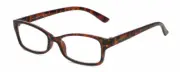 Isaac Mizrahi Women's Blue Light Glasses Crystal Tortoise Havana Brown Gold 51mm