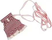 TOBBOMEY Set Pet Harness and Leash Set for Animals Comfortable Traction Rope Chest Strap for Outdoor Walking and Training Suitable for Rabbits Ferrets and Hamsters S