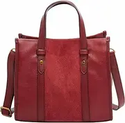 FOSSIL(フォッシル) (FOSAW) Fossil Kingston Women's Satchel Bag, Red