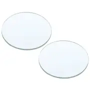 8" 200mm Focal Length Double Convex Lens 2 Pack 75mm Diameter 9mm Height Glas...