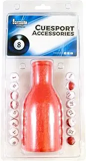 Formula Sports Kelly Pool Shaker and Marbles, Red