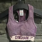 Gymshark Flex Sports Bra Dark Ruby Size XS NWT Athletic Gym Yoga Dance Pilates
