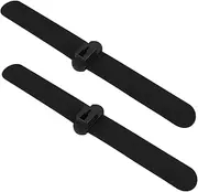 [Healifty] 2pcs Anti-lost Wrist Strap for Handle Ankle Straps Wrist Straps Eyewear Retainer Strap Hand Wrist Strap Lanyard Glasses Retainer Strap Black