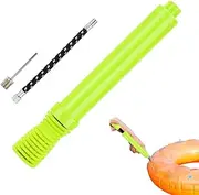 Ball Pump for Sports - Hand Ball Pump | Two-Way Inflatable Inflator | Portable Hand Air Pump for Sports | Push & Pull Inflating System | Including Needle and Extension Hose for Basketball Volleyball