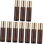 WOFASHPURET 10PCS Essential Oil Roller Bottles Containers for Travel Lightweight and Durable for Storing Perfumes and Cosmetics Easy to Carry