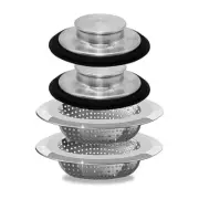 2 Sets of Kitchen Sink Plugs, -Splash , Sink Basket, Sink Basket Water5718