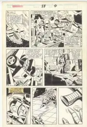 Transformers #58 Pg 4 Jose Delbo Autobots Ratchet Decepticons