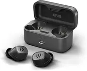 EPOS GTW 270 Wireless Gaming Bluetooth Headphones in Ear, Noise Reducing, Closed Design, Dual Microphones, Ergonomic, IPX 5 Waterproof, Charger, 20 Hours Playtime