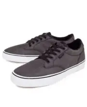 Vans Men's Winston Textile Black / White Skate Shoes - Size 7.5 NWB