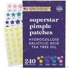 LivaClean Star Pimple Patches, 240 Acne Stickers, Hydrocolloid, Tea Tree AU