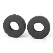 2PCS 1.0" All Terrain Tires Replace Rubber Tyres for RC4WD Dirt Grabber RC Car