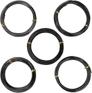 Bonsai Training Wire, Aluminum Bonsai Wire for Crafts 5-Size Starter Set- 1.0mm, 1.5mm, 2.0mm, 2.5mm, 3.0mm (161 feet Total)