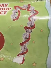 Candy Cane Bead Kit Makes 12 Red and clear beads, wires and silver cording.