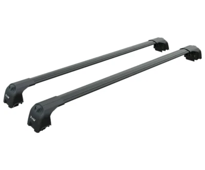 For Suzuki Across 2020-Up Roof Rack Cross Bars Metal Bracket Flush Rail Alu Blac