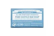 Dr. Bronner's Pure-Castille Baby Unscented Bar Soap 140g